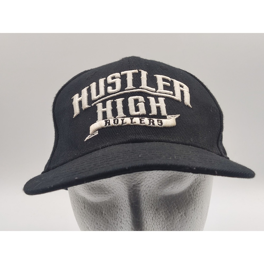 Hustler High‎ Rollers Black Snapback Cap/Hat